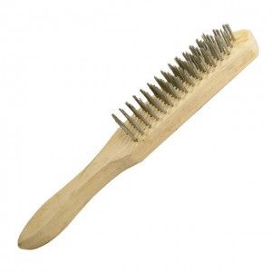 Щётка ручная 6-рядная, деревянный корпус Intertool BT-0004 Щётка ручная 6-рядная, деревянный корпус Intertool BT-0004