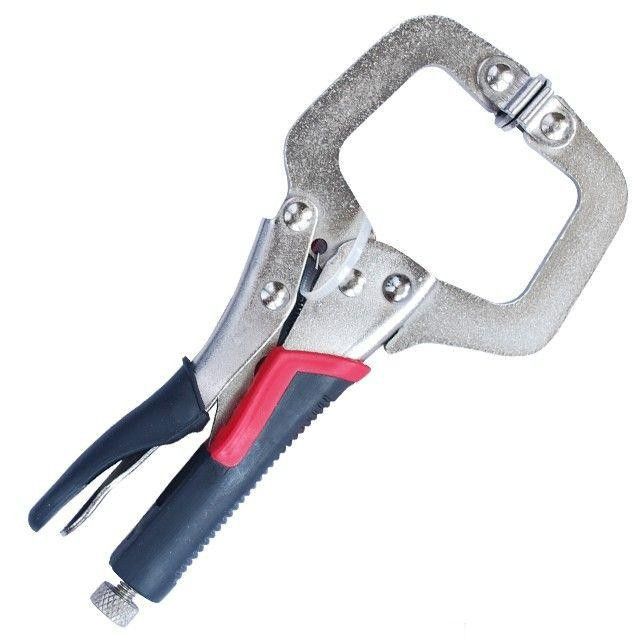 Клещи зажимные C-type 280мм, Cr-V Intertool UT-5206 Клещи зажимные C-type 280мм, Cr-V Intertool UT-5206