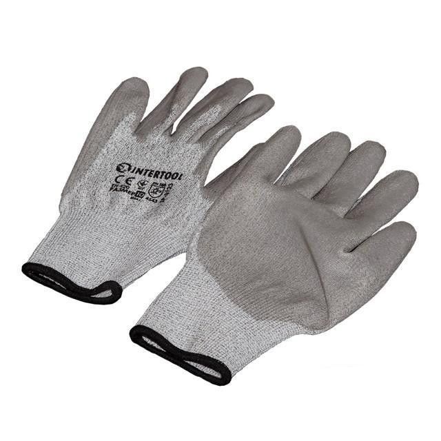 Перчатка порезоустойчивая, 10" Intertool SP-0123
