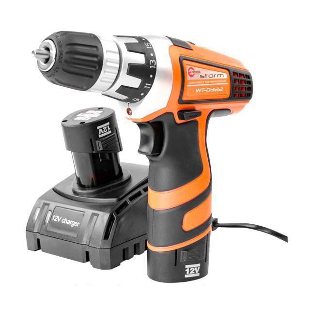 Шуруповерт STORM Li-Ion, 12 В, 2 скорости, 0-400-1200 об/мин Intertool WT-0322 Шуруповерт STORM Li-Ion, 12 В, 2 скорости, 0-400-1200 об/мин Intertool WT-0322