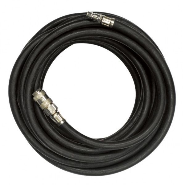 Шланг резиновый воздушный армированный 20атм, 8*15мм, 20м с быстроразъемными соединениями Intertool PT-1732 Шланг резиновый воздушный армированный 20атм, 8*15мм, 20м с быстроразъемными соединениями Intertool PT-1732