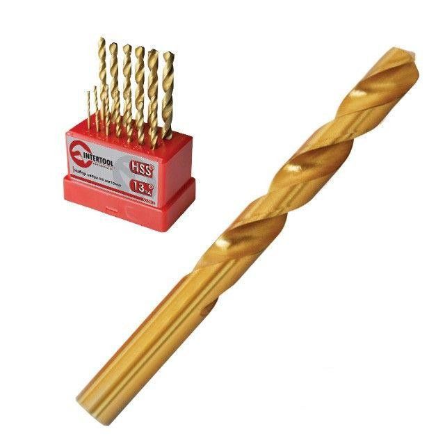 Набор сверл по металлу HSS 19шт Intertool SD-0019