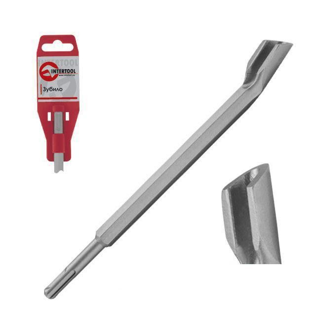 Зубило канавочное по камню SDS 22мм, 250*14мм Intertool SD-0414