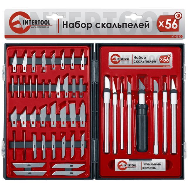 Набор скальпелей Intertool (Интертул) HT-0530 Набор скальпелей Intertool (Интертул) HT-0530