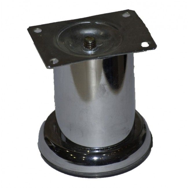 Опора круглая с площадкой 50*50 мм Нерегулируемая Китай Хром Опора круглая с площадкой 50*50 мм Нерегулируемая Китай Хром