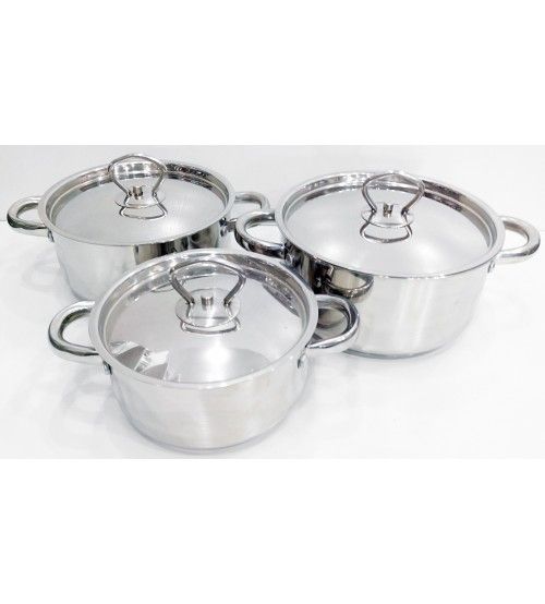 Набор кастрюль (6 предметов) А-Плюс 1299 Набор кастрюль (6 предметов) А-Плюс 1299