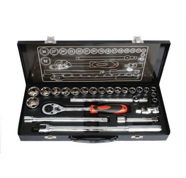 Набор инструментов Intertool et-6025 1/2 Набор инструментов Intertool et-6025 1/2", 25ед.