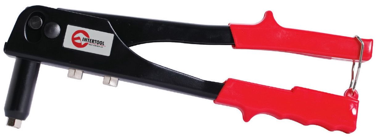Пистолет заклепочный ручной, диаметр заклепки 3.2; 4; 4.8мм Intertool RT-0005 Пистолет заклепочный ручной, диаметр заклепки 3.2; 4; 4.8мм Intertool RT-0005