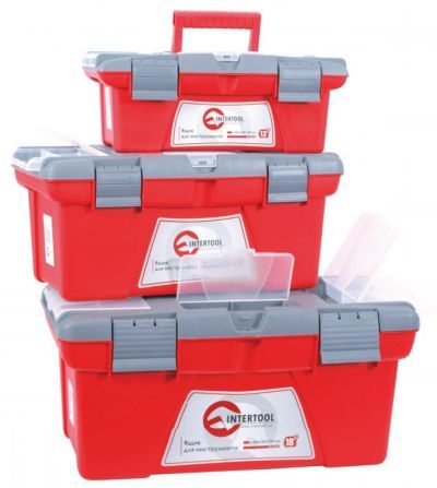 Комплект ящиков для инструментов Intertool BX-0403 - 3шт Комплект ящиков для инструментов Intertool BX-0403 - 3шт