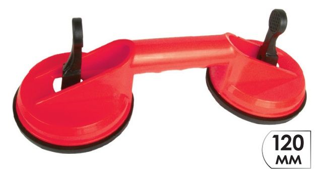 Держатель-присоска для стекол двойная 2*120мм, max 80кг Intertool HT-7102 Держатель-присоска для стекол двойная 2*120мм, max 80кг Intertool HT-7102