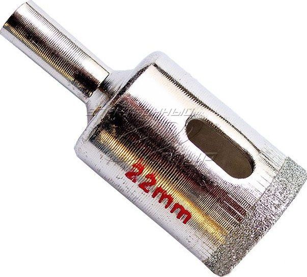 Коронка трубчатая по стеклу и керамике Intertool 22 мм (SD-0354) Коронка трубчатая по стеклу и керамике Intertool 22 мм (SD-0354)