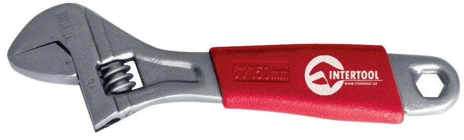 Ключ разводной 250 мм Intertool XT-0025 Ключ разводной 250 мм Intertool XT-0025