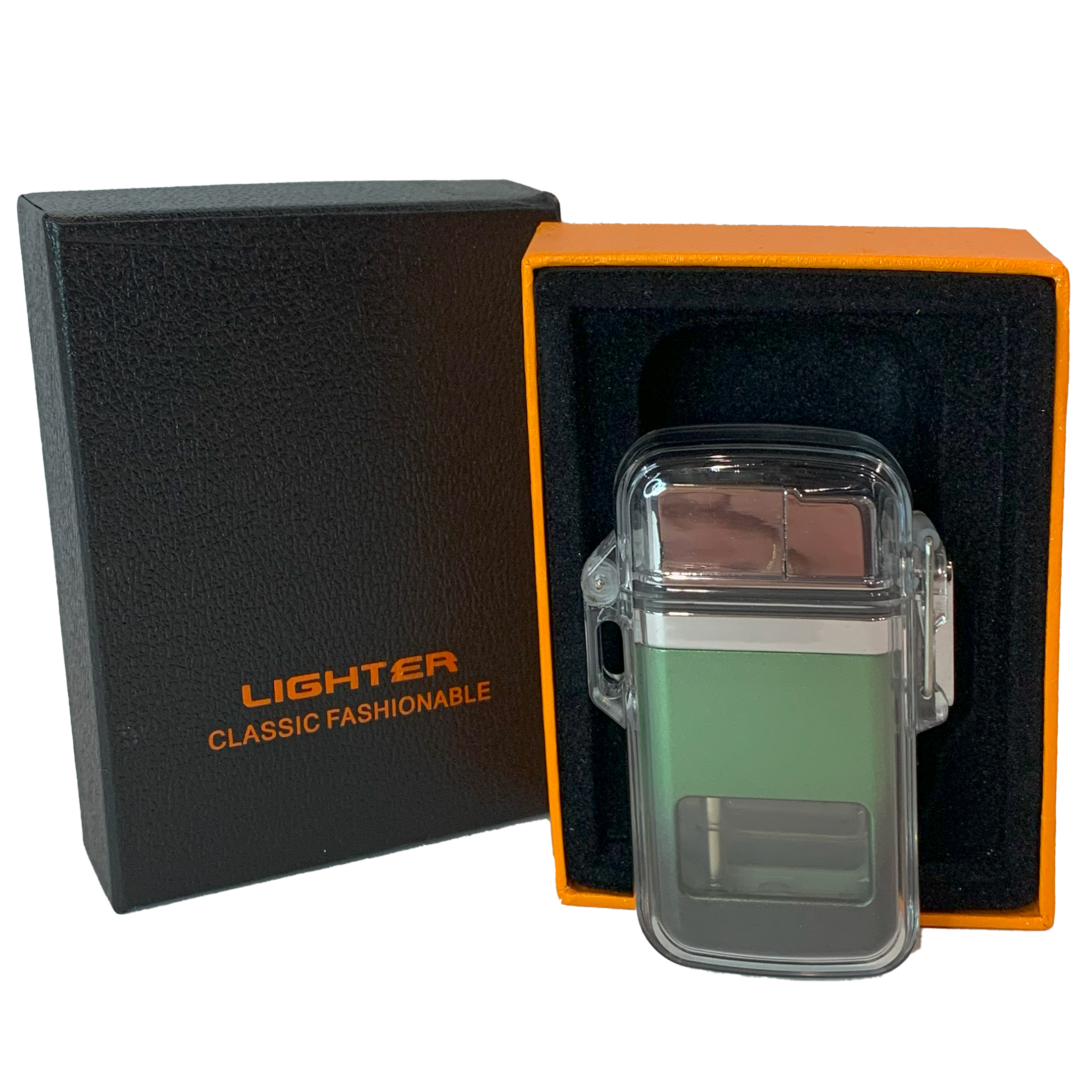 Водонепроницаемая турбо-зажигалка с двумя форсунками Водонепроницаемая турбо-зажигалка с двумя форсунками