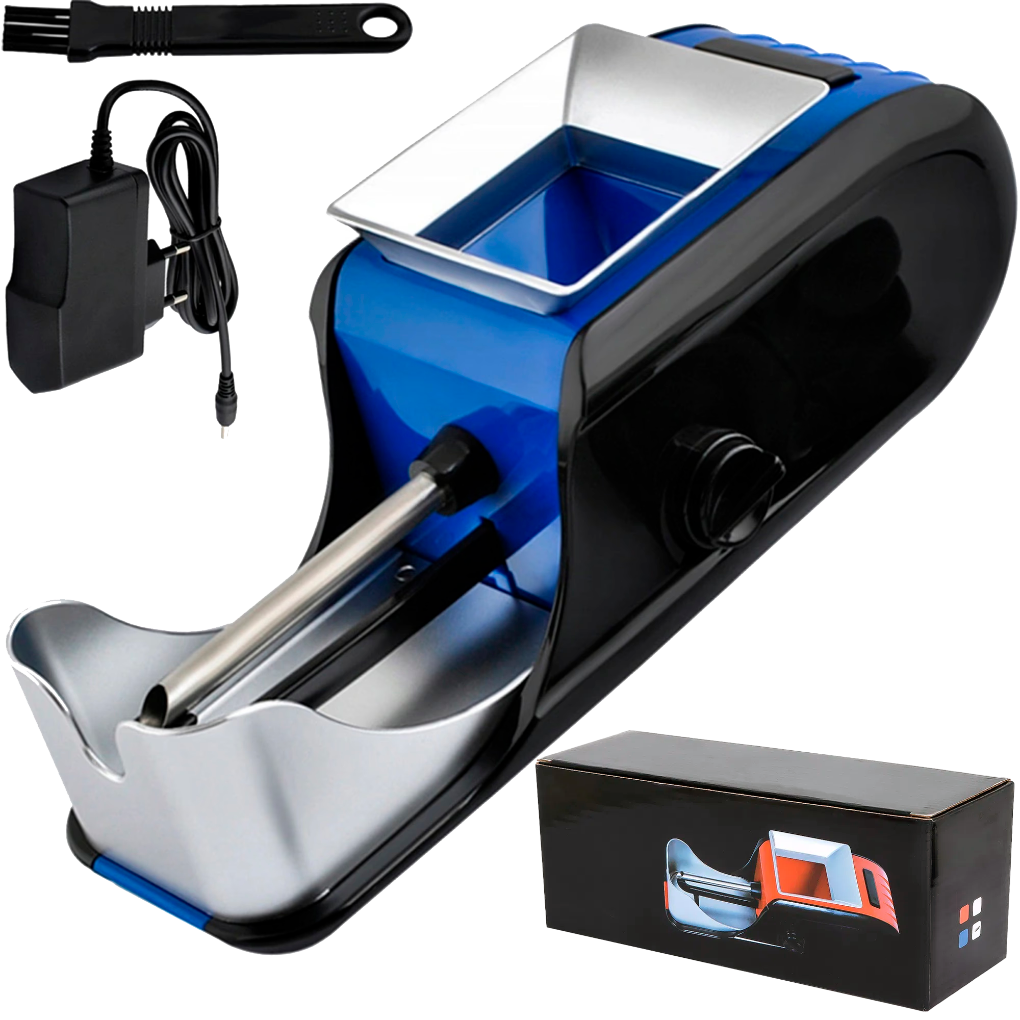 Электрическая машинка для набивки сигарет Horns Bee GR-12-002 Blue Электрическая машинка для набивки сигарет Horns Bee GR-12-002 Blue