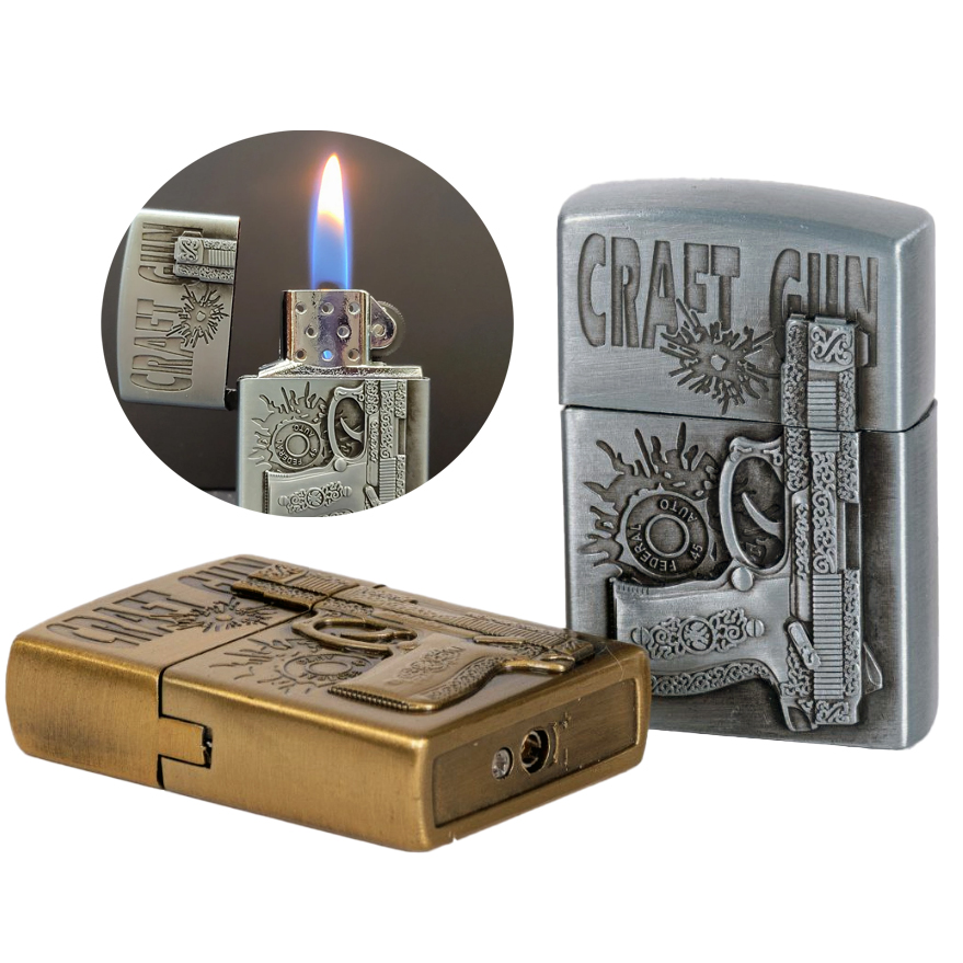 Газовая зажигалка Craft Gun HL-4135-2 Газовая зажигалка Craft Gun HL-4135-2