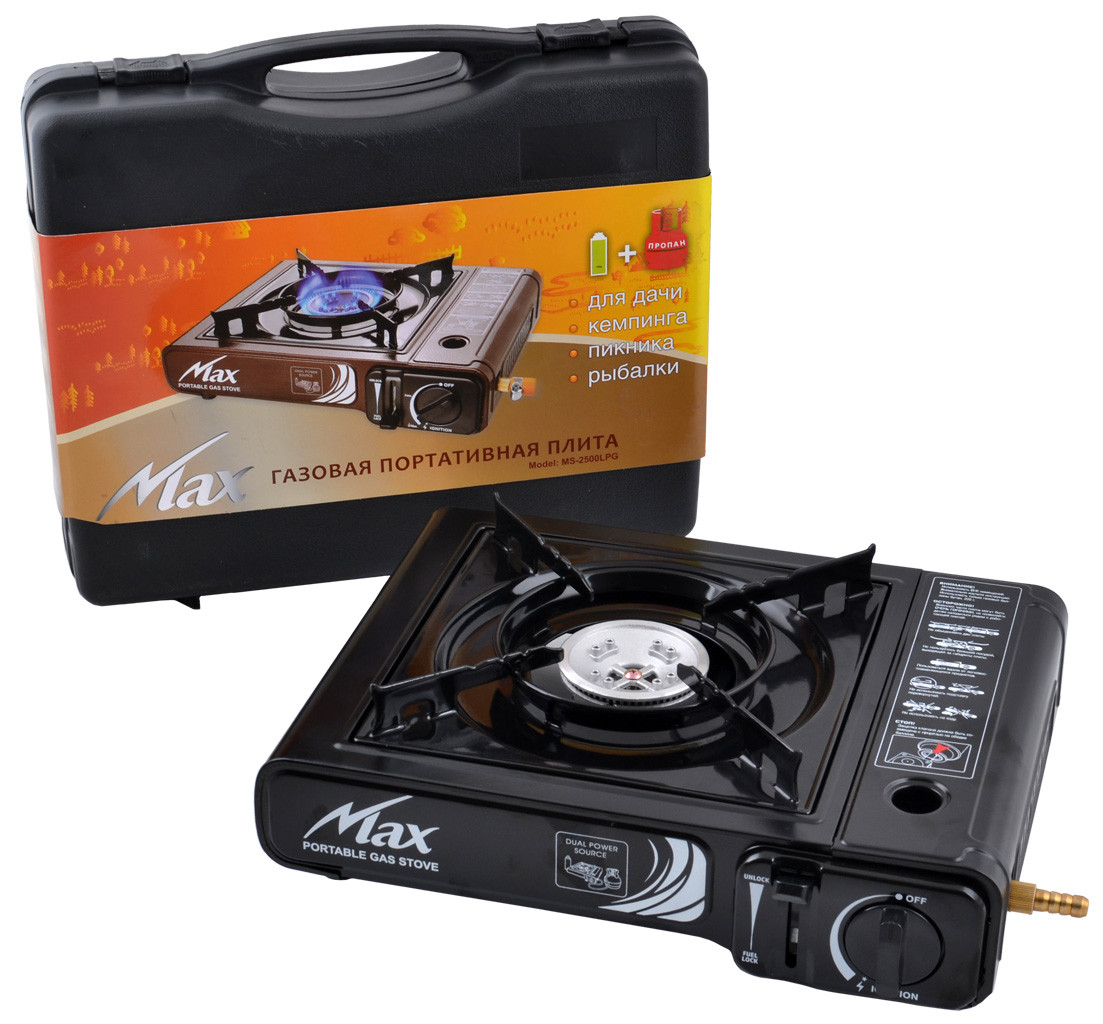 Газовая Портативная Плита MS-2500LPG (Корея, черная) Газовая Портативная Плита MS-2500LPG (Корея, черная)