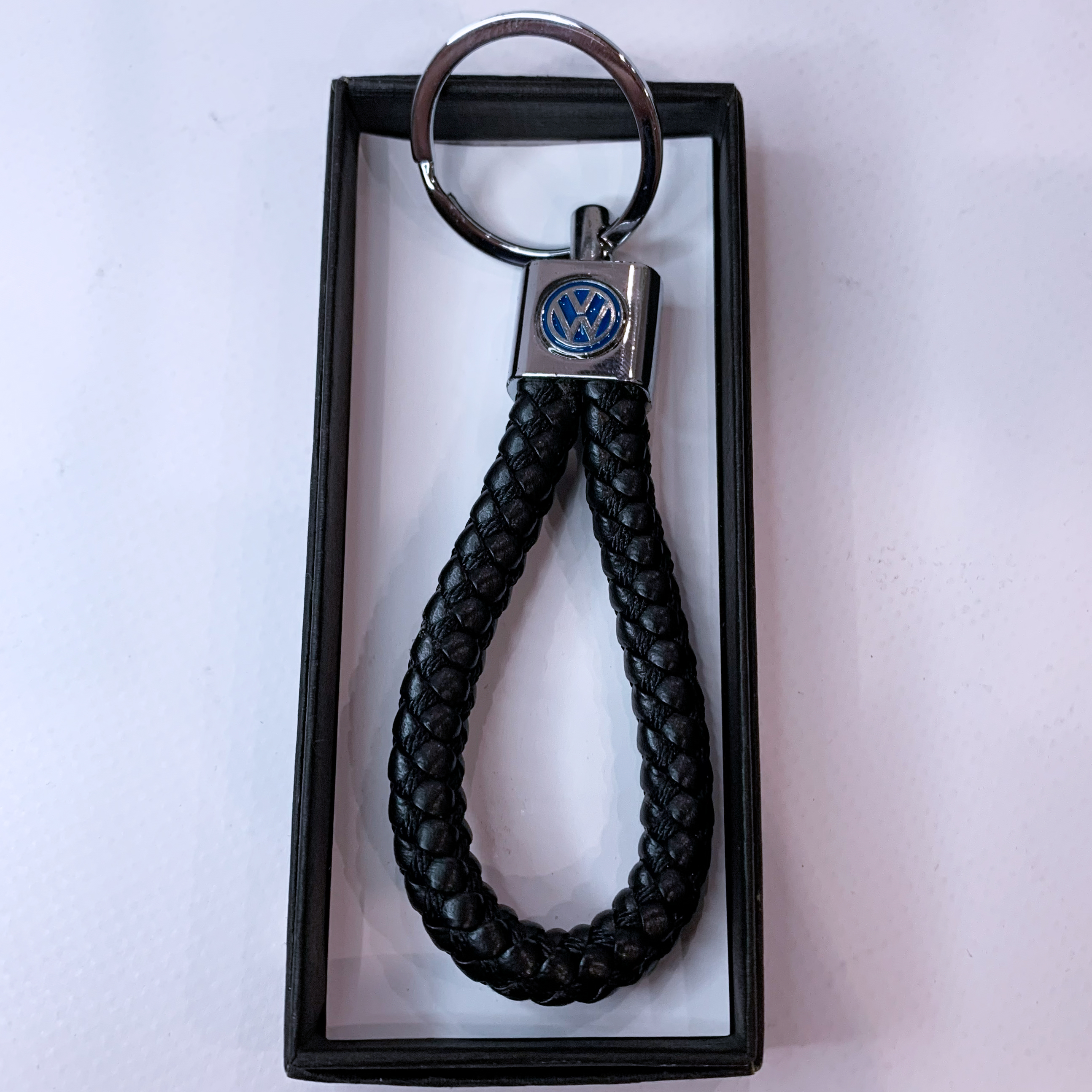 Кожаный Брелок с логотипом авто Volkswagen D552 Кожаный Брелок с логотипом авто Volkswagen D552