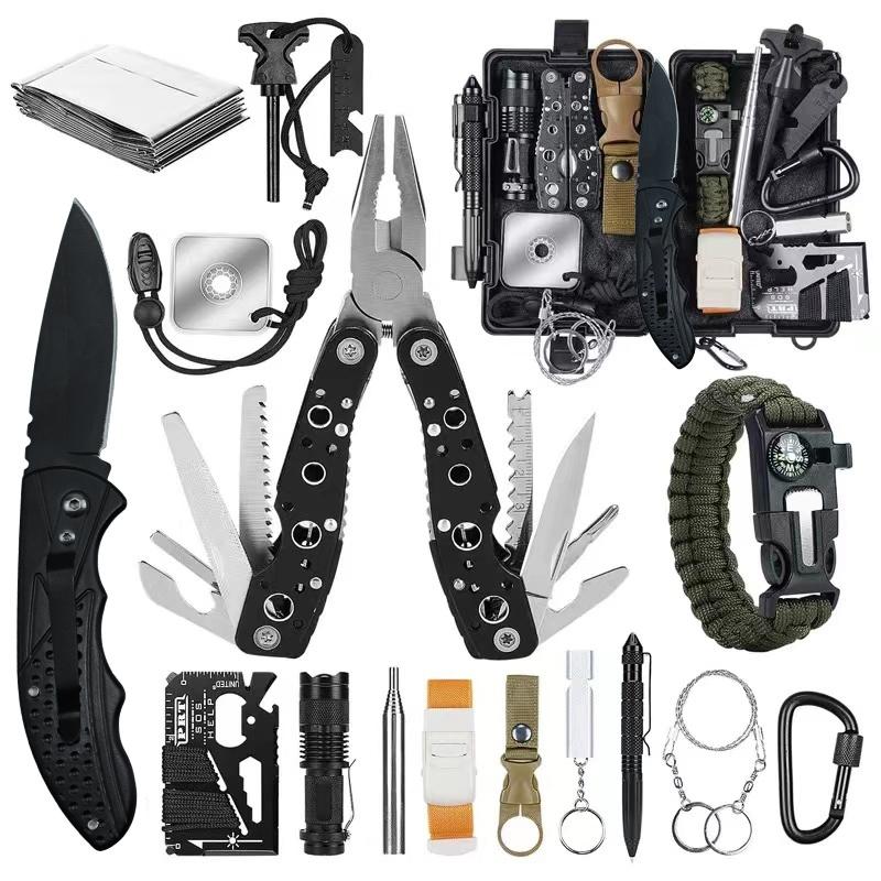 Туристический набор инструментов для выживания 15в1 SOS-15B Туристический набор инструментов для выживания 15в1 SOS-15B