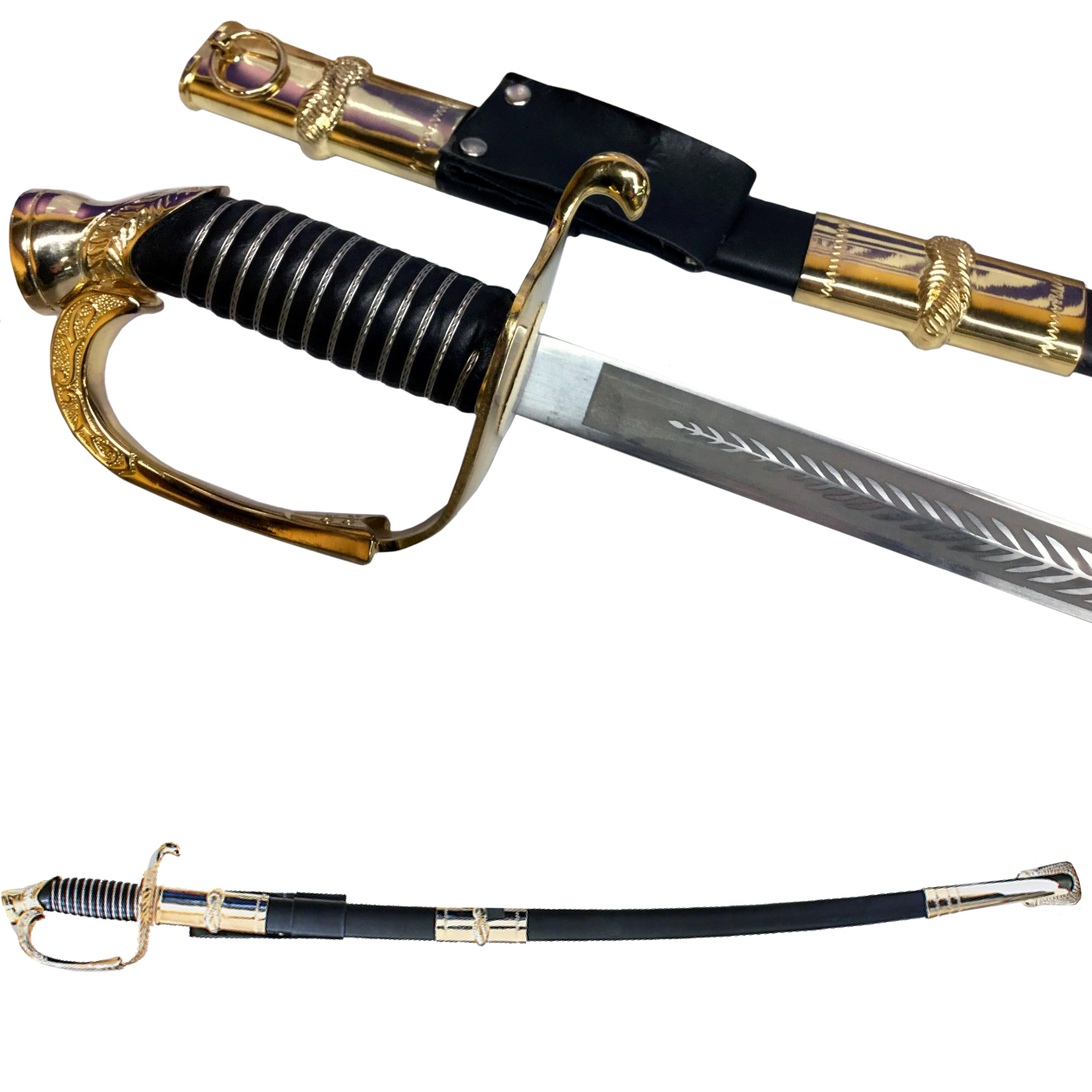 Декоративная офицерская сабля с ножнами HK5853 Декоративная офицерская сабля с ножнами HK5853