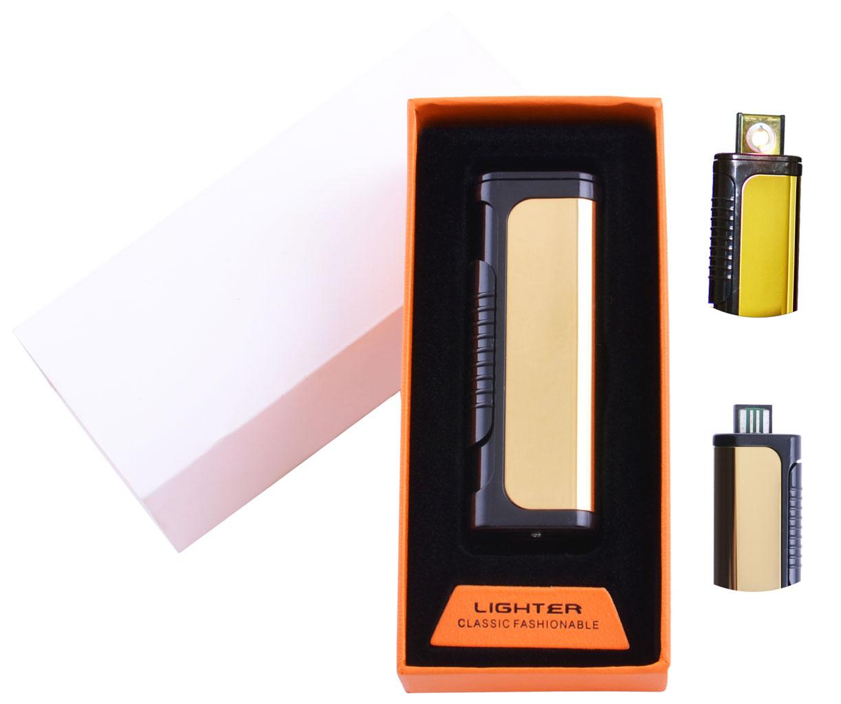 USB зажигалка в подарочной упаковке Lighter (Спираль накаливания) №HL-35 Gold USB зажигалка в подарочной упаковке Lighter (Спираль накаливания) №HL-35 Gold