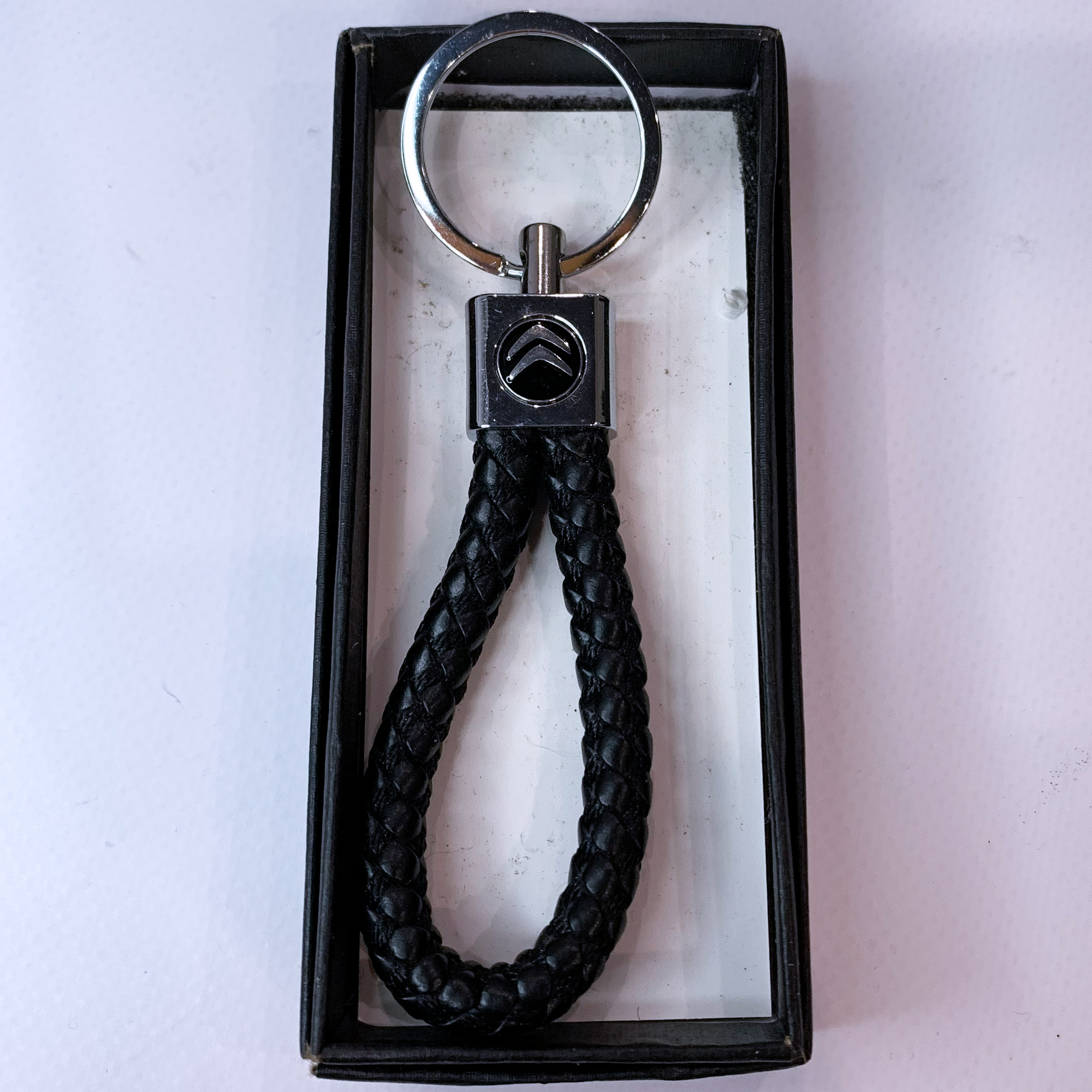 Кожаный Брелок с логотипом авто Citroën D552 Кожаный Брелок с логотипом авто Citroën D552