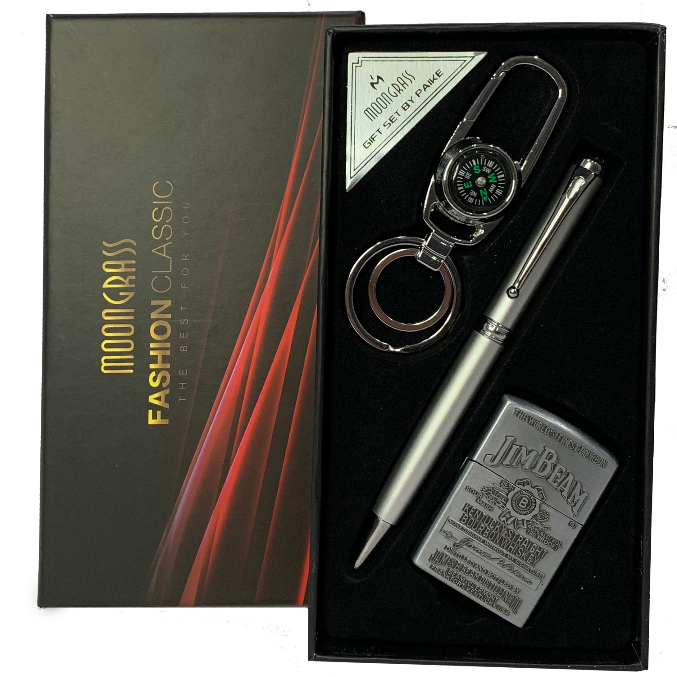 Подарочный набор MoonGrass Fashion Classic ST-5356 Jim Beam Silver Подарочный набор MoonGrass Fashion Classic ST-5356 Jim Beam Silver