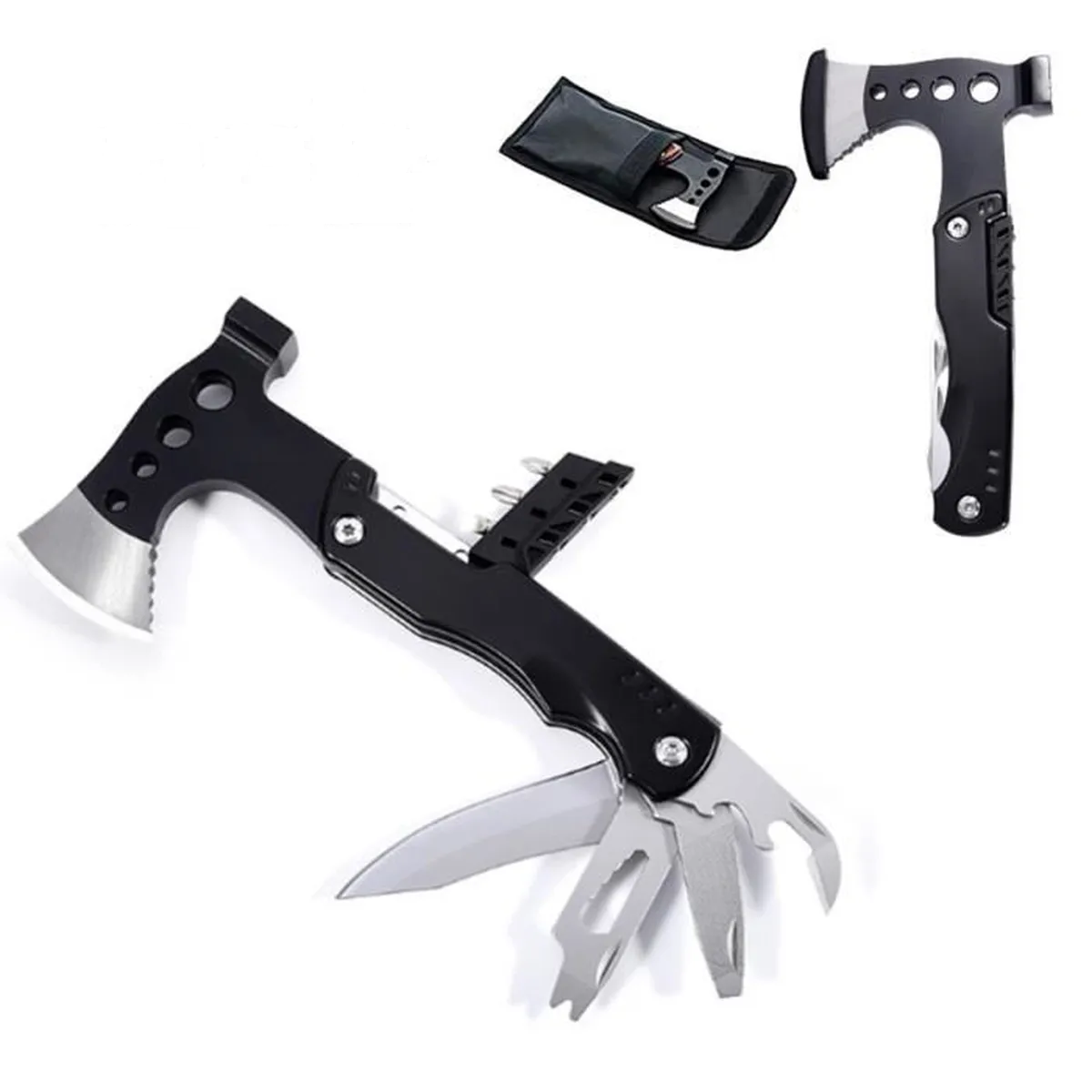 Многофункциональный нож, молоток, складной топор, плоскогубцы Traveler (60шт/ящ) MS-019-F-3 Многофункциональный нож, молоток, складной топор, плоскогубцы Traveler (60шт/ящ) MS-019-F-3