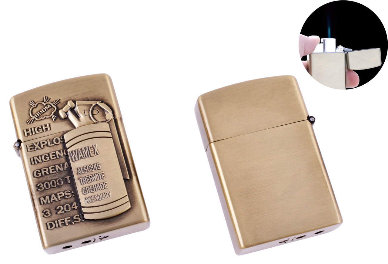 Зажигалка карманная Граната (Острое пламя) №4894 Зажигалка карманная Граната (Острое пламя) №4894