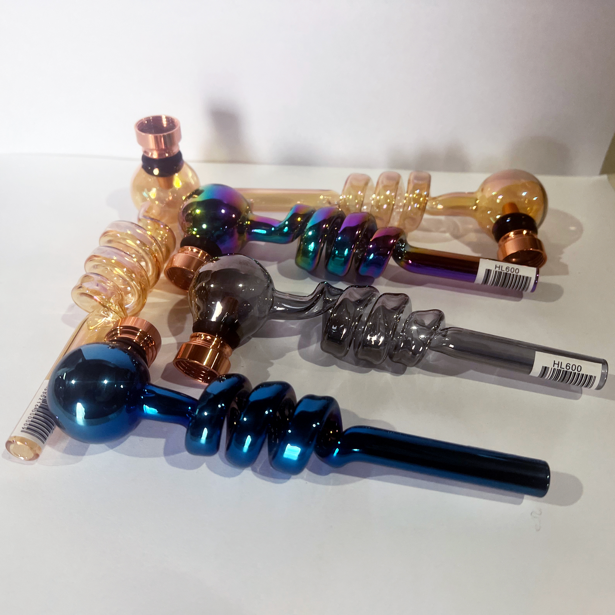 Стеклянная трубка для курения трав, кристаллов и солей Стеклянная трубка для курения трав, кристаллов и солей