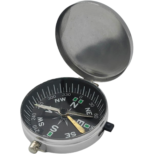 Компактный карманный компас в металлическом корпусе G45-1 Компактный карманный компас в металлическом корпусе G45-1