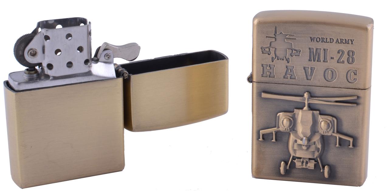 Зажигалка бензиновая Вертолет №HL-6095-4 Зажигалка бензиновая Вертолет №HL-6095-4