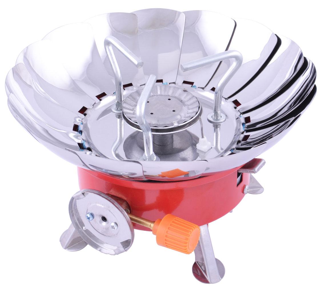 Портативная газовая плита с пьезоподжигом Подсолнух k-203 Портативная газовая плита с пьезоподжигом Подсолнух k-203