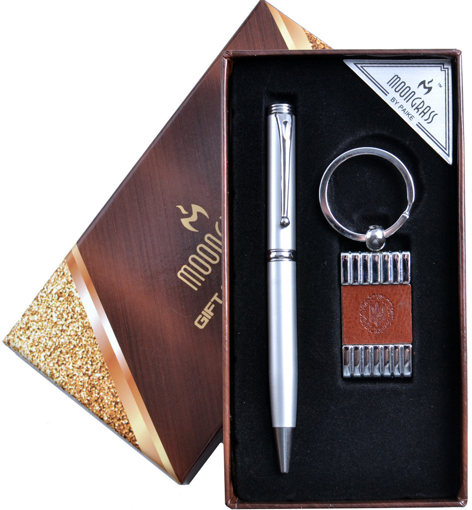 Подарочный набор Герб Украины 2в1 Ручка, Брелок А1-2 Подарочный набор Герб Украины 2в1 Ручка, Брелок А1-2