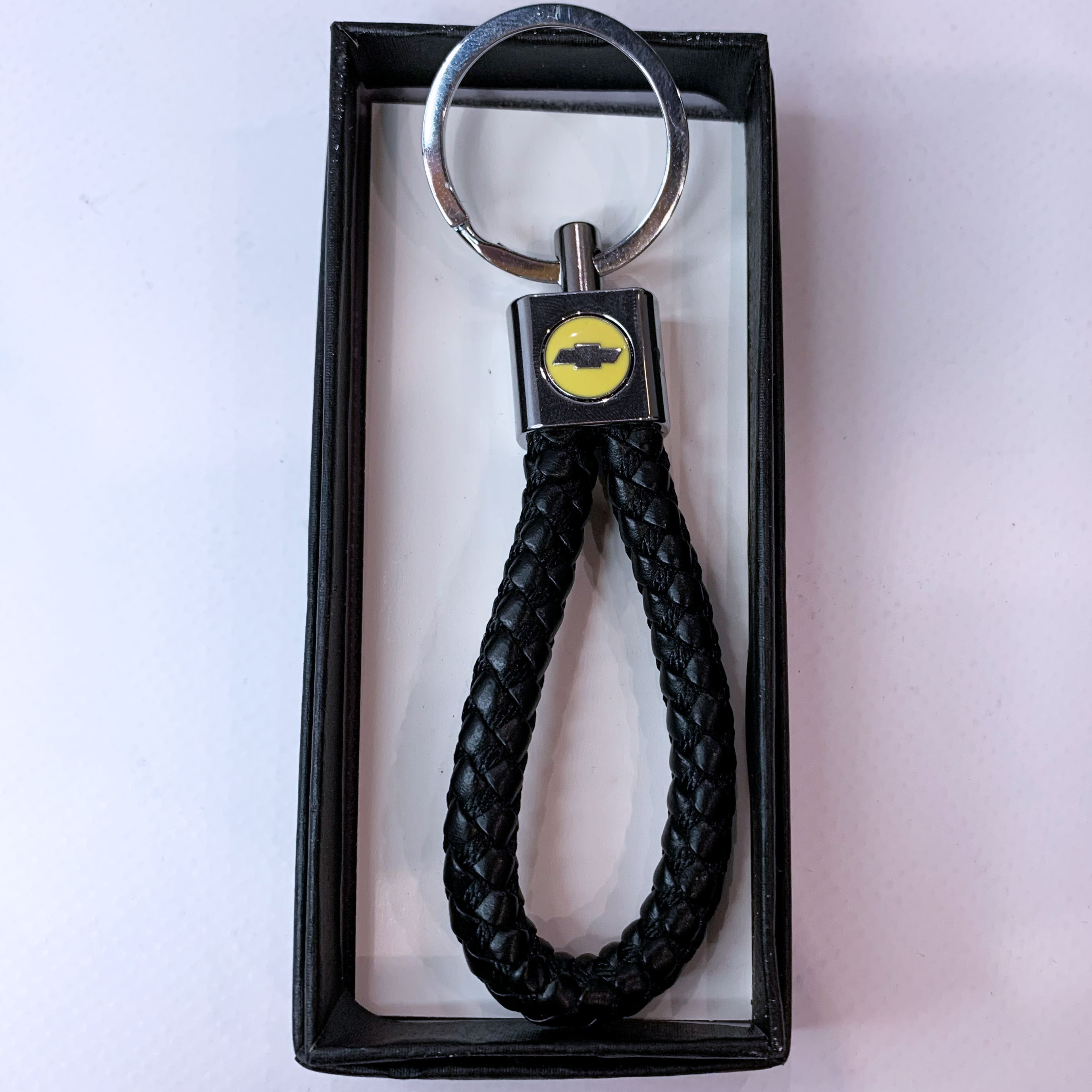 Кожаный Брелок с логотипом авто Chevrolet D552 Кожаный Брелок с логотипом авто Chevrolet D552