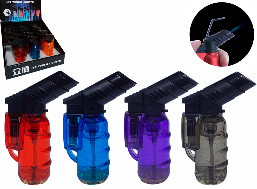 Зажигалка газовая боковая прозрачная (Острое пламя Зажигалка газовая боковая прозрачная (Острое пламя