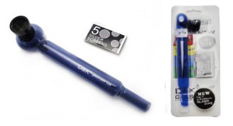 Стеклянная курительная трубка D&K (14см) сетки DK8328-I Стеклянная курительная трубка D&K (14см) сетки DK8328-I