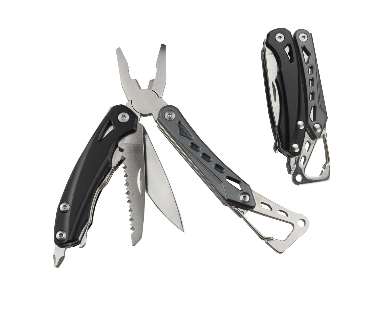 Нож мультитул 9в1 туристический многофункциональный Traveler 12см MQ015 Black Нож мультитул 9в1 туристический многофункциональный Traveler 12см MQ015 Black