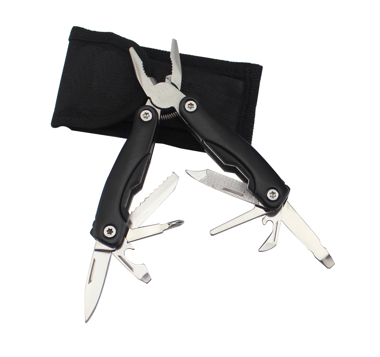 Многофункциональный нож (мультитул) Traveler 10,5см (240шт/ящ) MT-608 Черный Многофункциональный нож (мультитул) Traveler 10,5см (240шт/ящ) MT-608 Черный