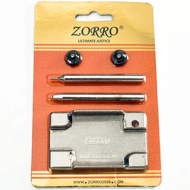 Набор инструментов для ремонта и обслуживания зажигалок Zorro Repair Tool Kit 7в1 HL-7702 Набор инструментов для ремонта и обслуживания зажигалок Zorro Repair Tool Kit 7в1 HL-7702