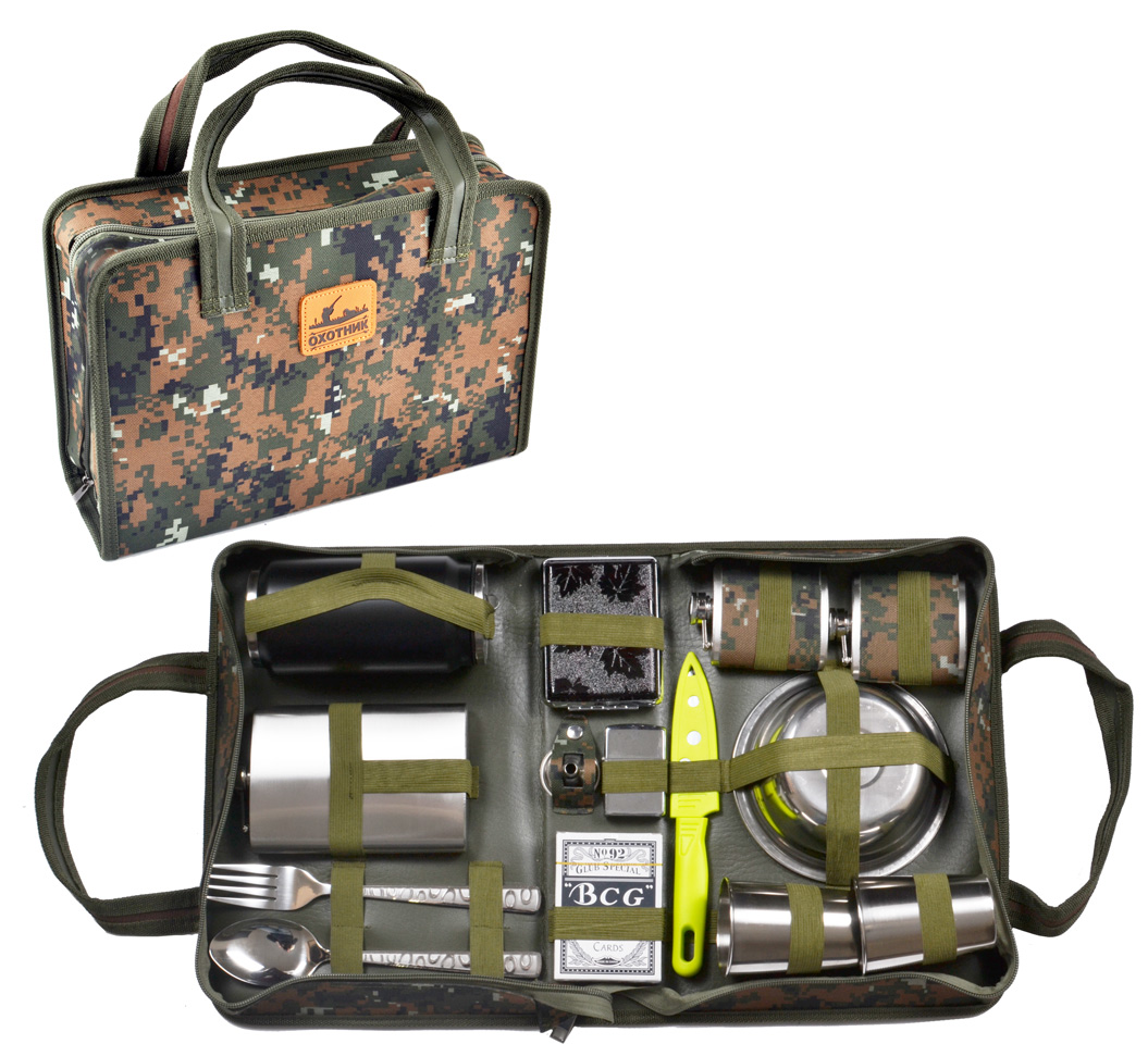Набор Охотник 15в1 в камуфляжном кейсе FB-B Набор Охотник 15в1 в камуфляжном кейсе FB-B