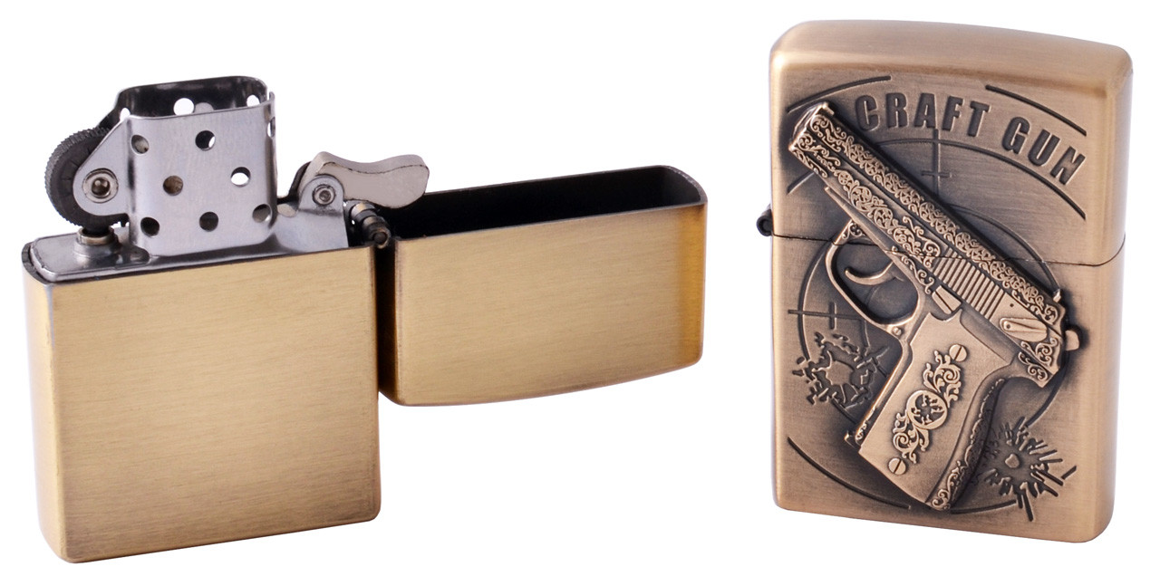 Зажигалка бензиновая Огнестрельное Оружие №HL-6157-6 Зажигалка бензиновая Огнестрельное Оружие №HL-6157-6