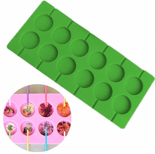 Форма силиконовая для леденцов Lolli Pop из 12 шт 3,5 см Форма силиконовая для леденцов Lolli Pop из 12 шт 3,5 см
