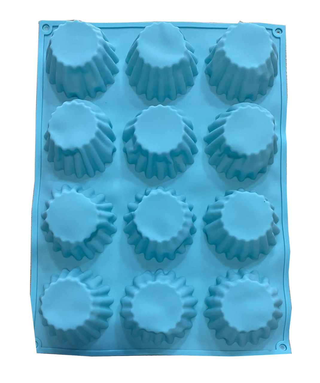 Форма силиконовая Кекс 12 острый 7 см большой Уценка Форма силиконовая Кекс 12 острый 7 см большой Уценка