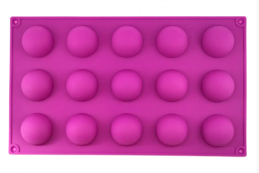 Форма силиконовая Полусфера из 15 шт на планшете Форма силиконовая Полусфера из 15 шт на планшете