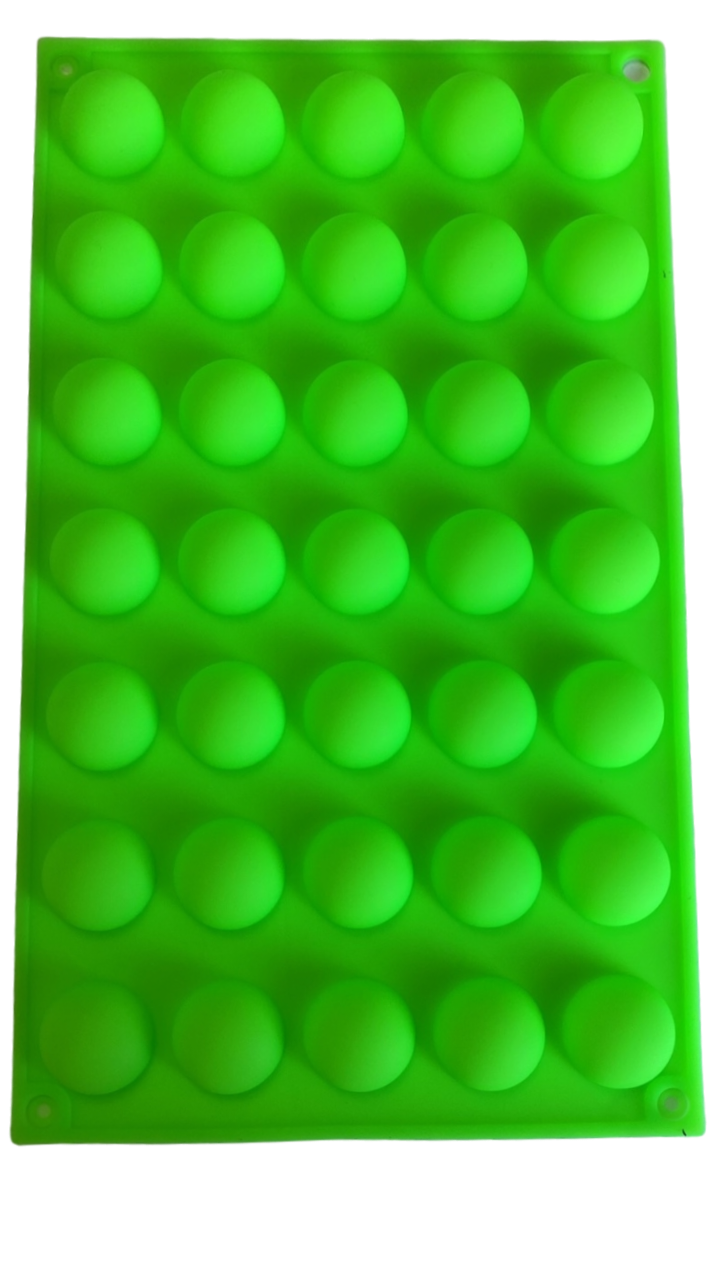 Форма силиконовая Полусфера 35 шт на планшете Форма силиконовая Полусфера 35 шт на планшете