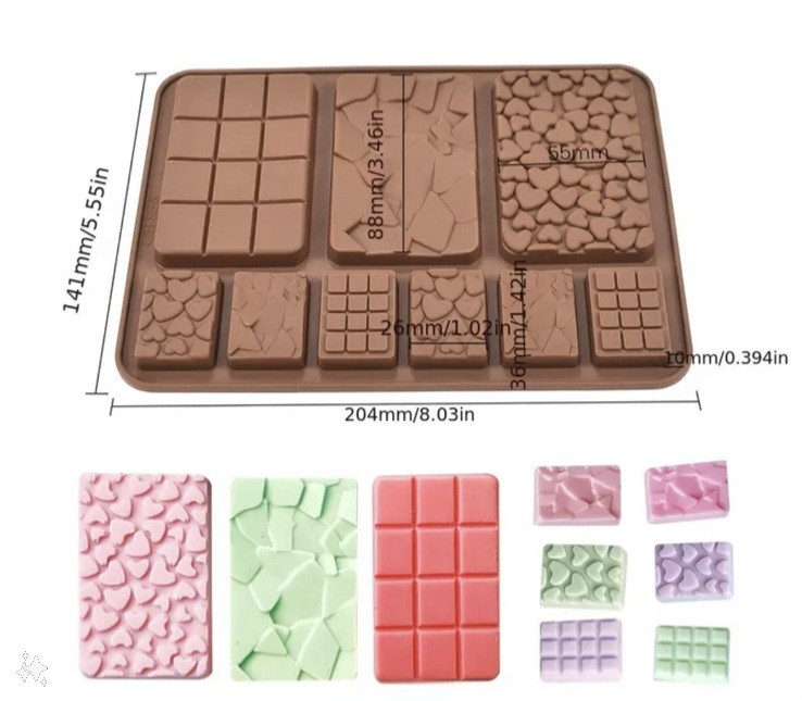 Форма силиконовая для шоколада из 9-ти шт Форма силиконовая для шоколада из 9-ти шт