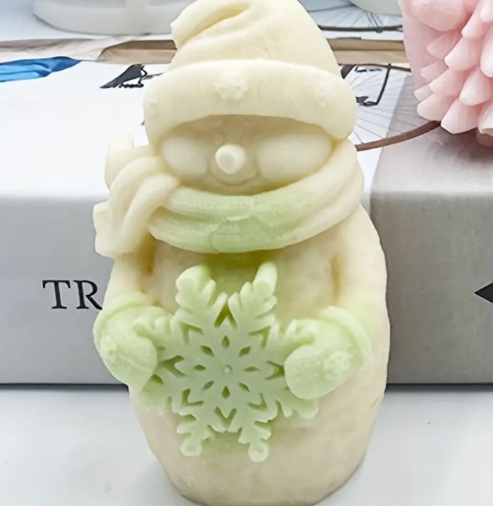 Силиконовый молд Снеговик Силиконовый молд Снеговик