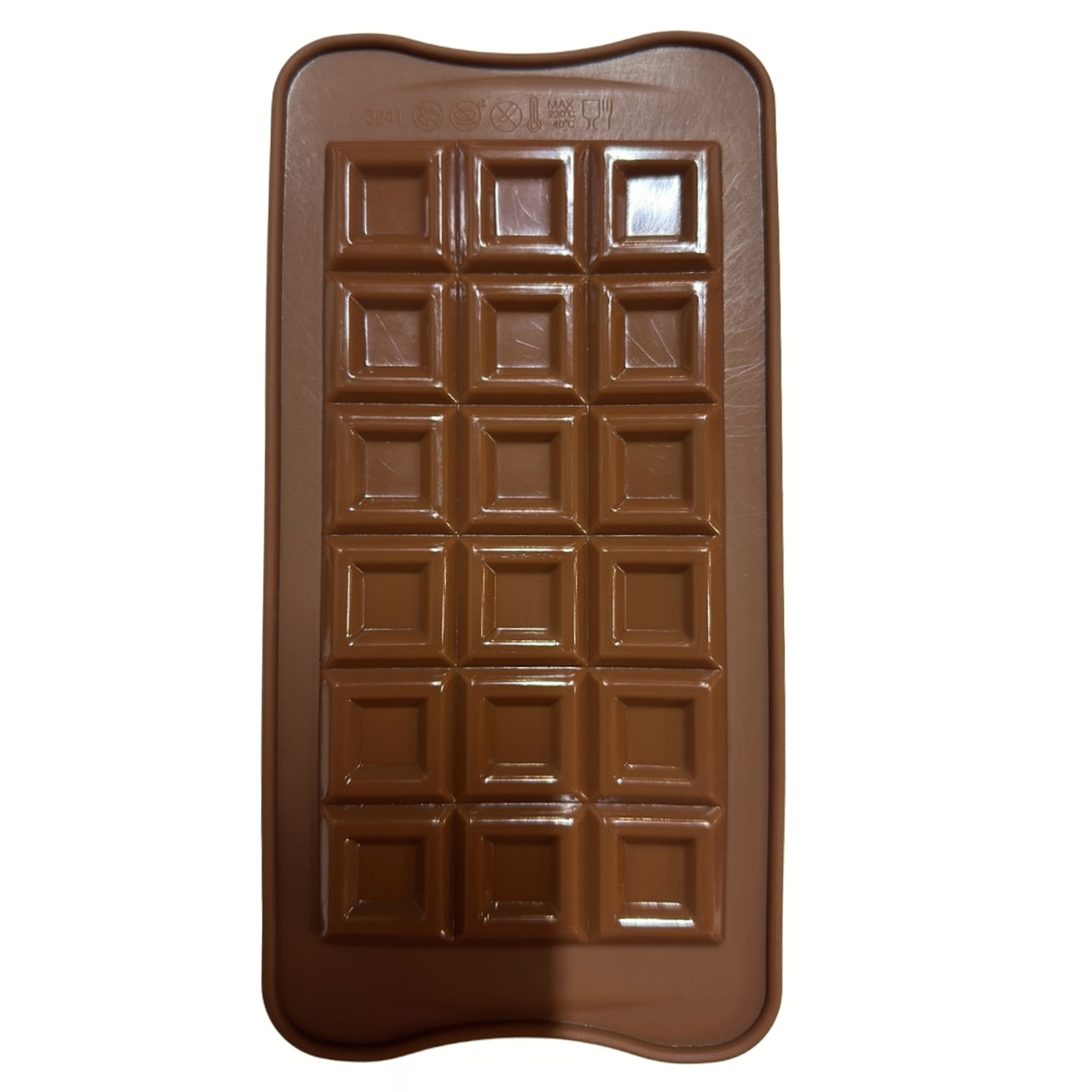 Форма силиконовая для конфет Шоколад квадрат Форма силиконовая для конфет Шоколад квадрат