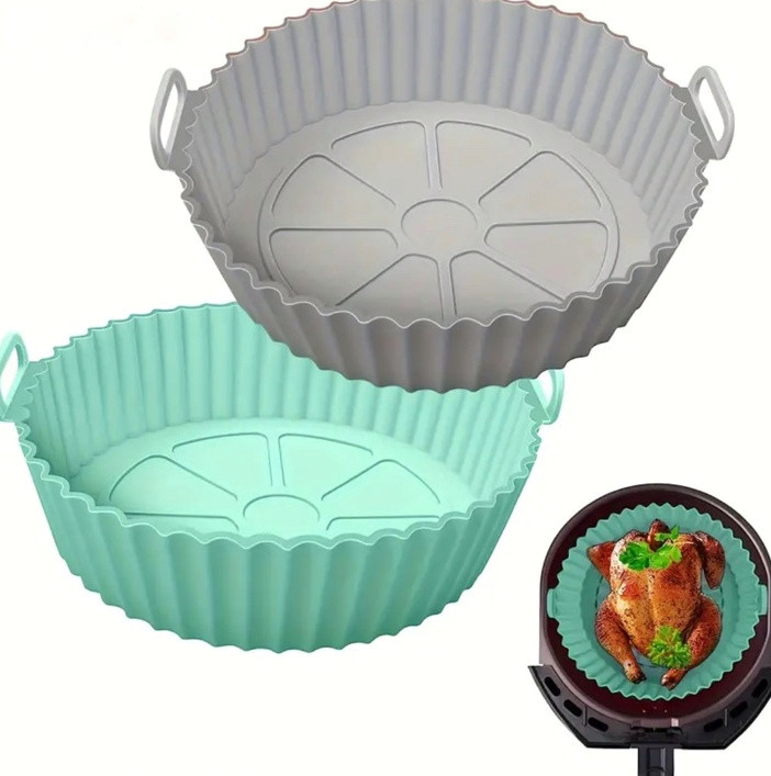 Силиконовая форма вкладыш для аэрофритюрниц и печей 17,5 см Силиконовая форма вкладыш для аэрофритюрниц и печей 17,5 см