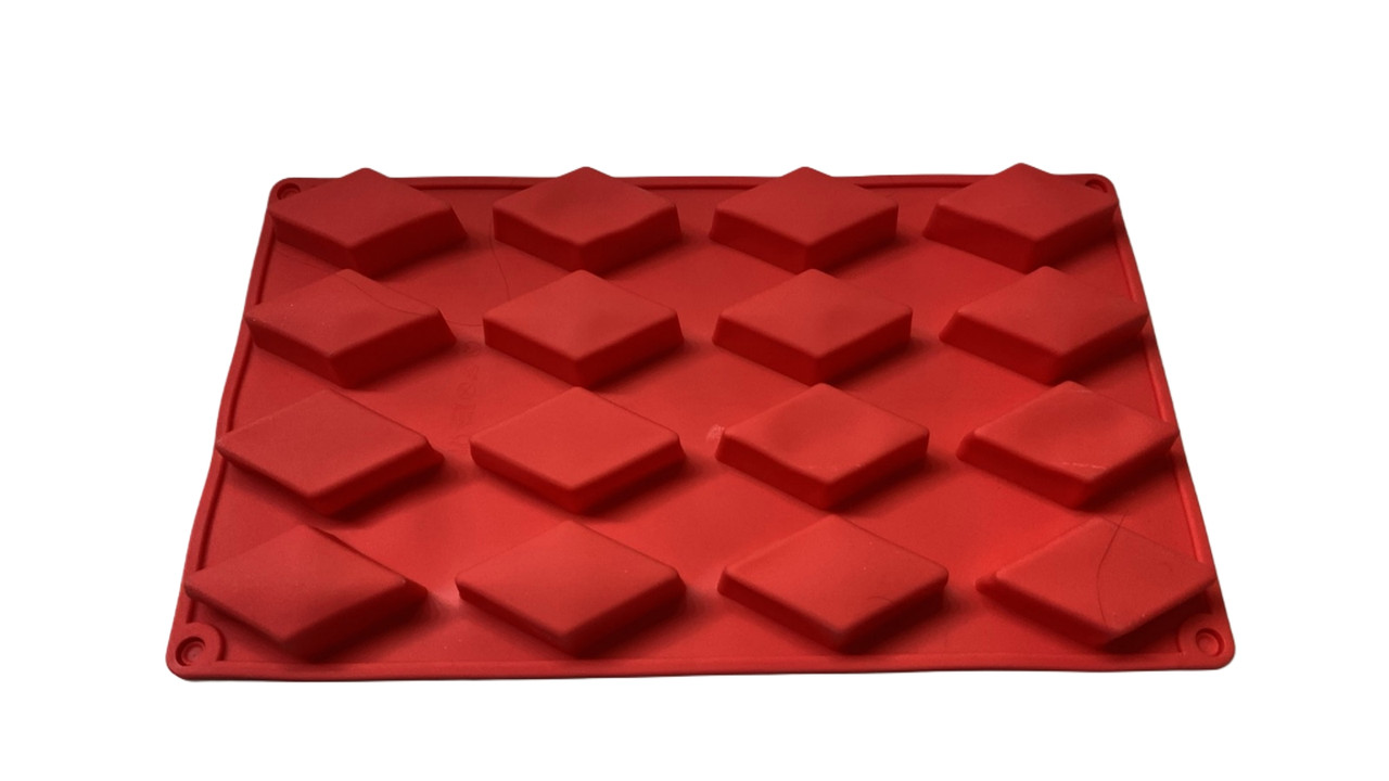 Форма силиконовая Ромбы из 16-ти шт Форма силиконовая Ромбы из 16-ти шт